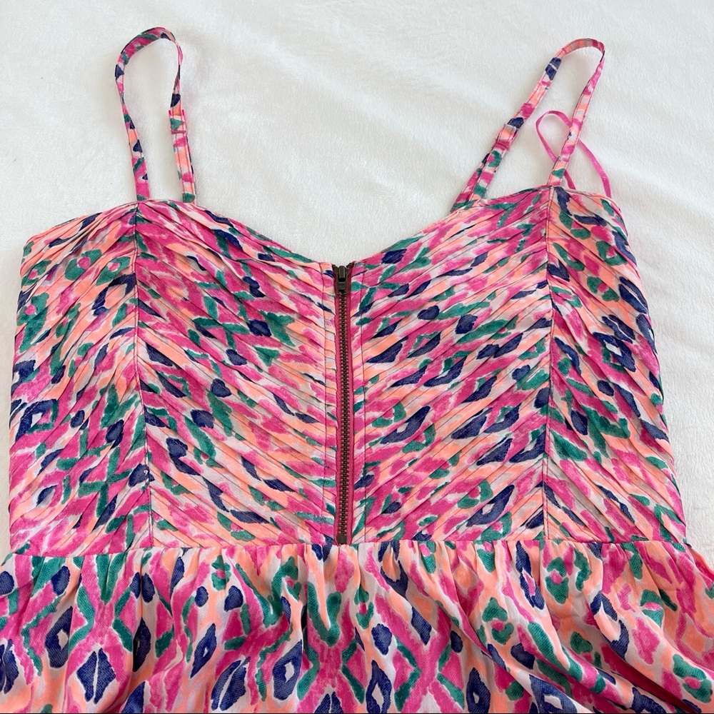 Roxy Multicolor Layered Spaghetti Strap Dress - image 7